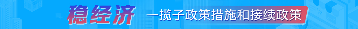 稳经济 一揽子政策和接续政策